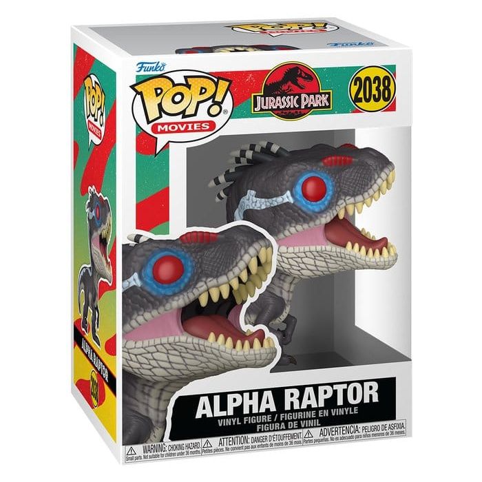 Jurassic Park POP! Movies Vinyl Figure Alpha Raptor 9 cm
