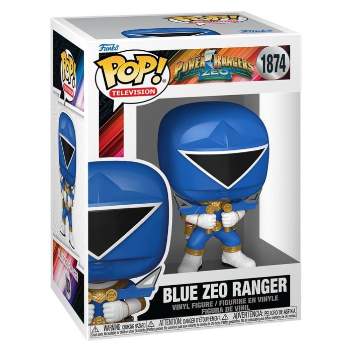 Power Rangers Zeo POP! Movies Vinyl Figures Zeo Ranger Blue 9 cm