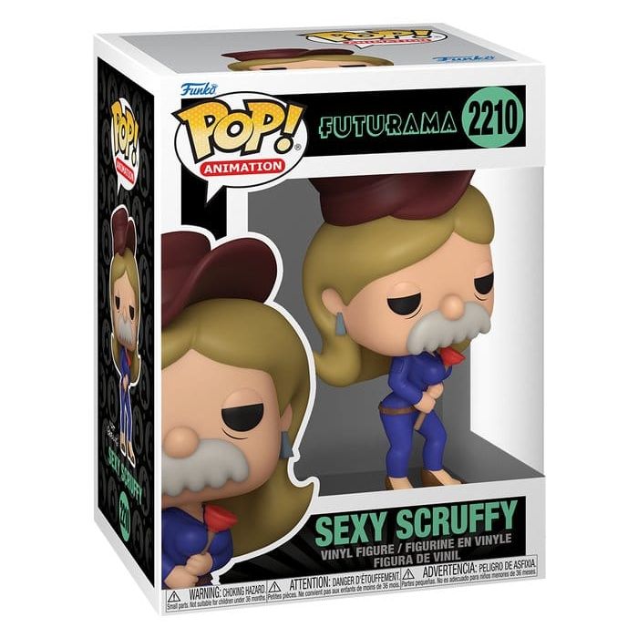 Futurama Pop! Animation Vinyl Figure Sexy Scruffy 9 cm