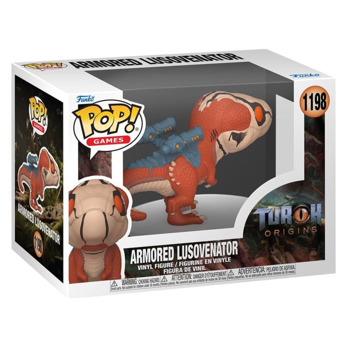 Turok POP! Games Vinyl Figure Armored Lusovenator 9 cm