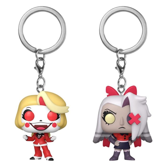 Hazbin Hotel POP! Vinyl Keychain 2-Pack Charlie & Vaggie 4 cm
