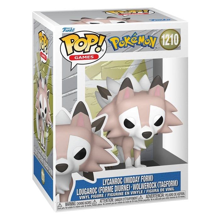 Pokémon POP! Games Vinyl Figure Lycanroc(Midday) 9 cm