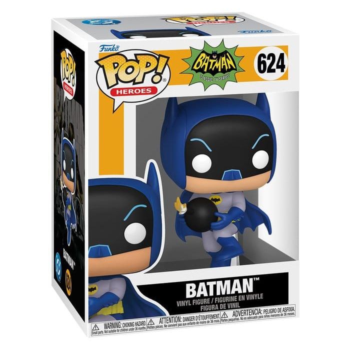 Batman 66 POP! Heroes Vinyl Figure Batman with Bomb 9 cm