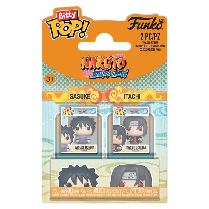 Naruto Bitty POP! Vinyl Figures 2-Pack Sasuke & Itachi 2 cm