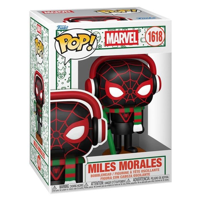 Marvel POP! Vinyl Figure : Holiday S6- Miles(NTKR) 9 cm