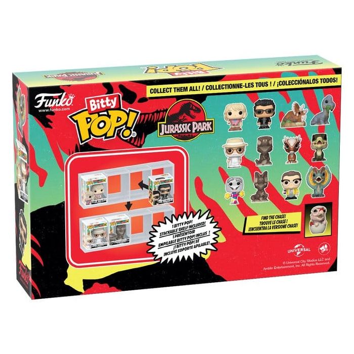 Jurassic Park Bitty POP! Vinyl Figure 4-Pack Triceratops 2,5 cm