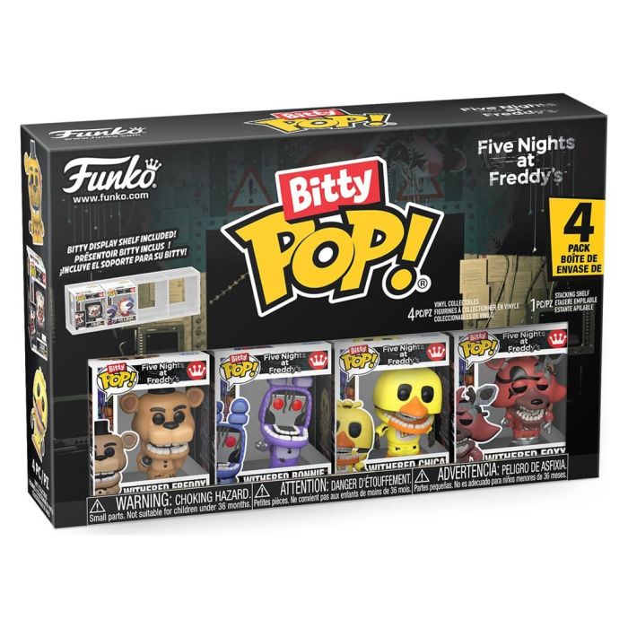Five Nights at Freddy's Bitty POP! Vinyl Figure 4-Pack Series 6 2,5 cm