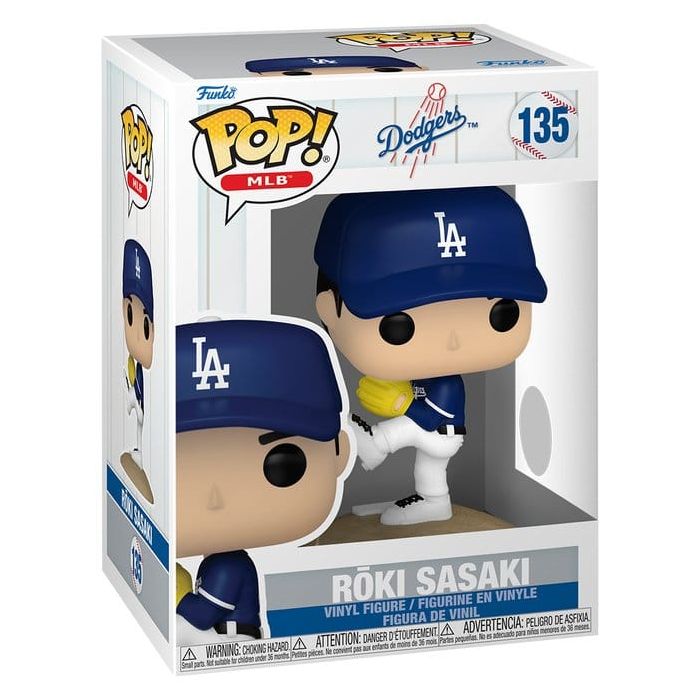 MLB POP! Vinyl Figure Dodgers- Roki Sasaki 9 cm