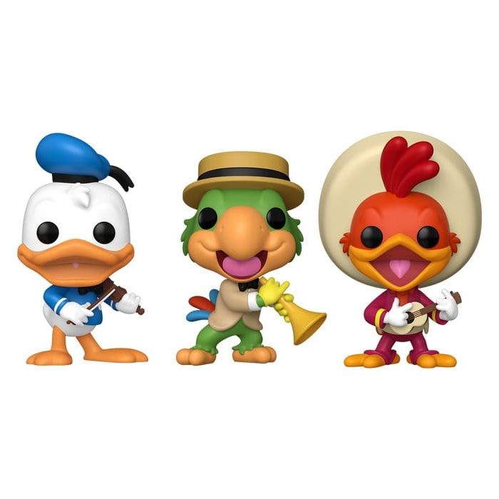 Disney POP! Vinyl Figure 3-Pack The Three Caballeros 9 cm