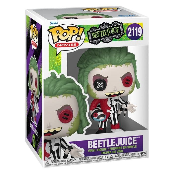 Beetlejuice POP! Movies Vinyl Figure Patchwork: Beetlejuice 9 cm