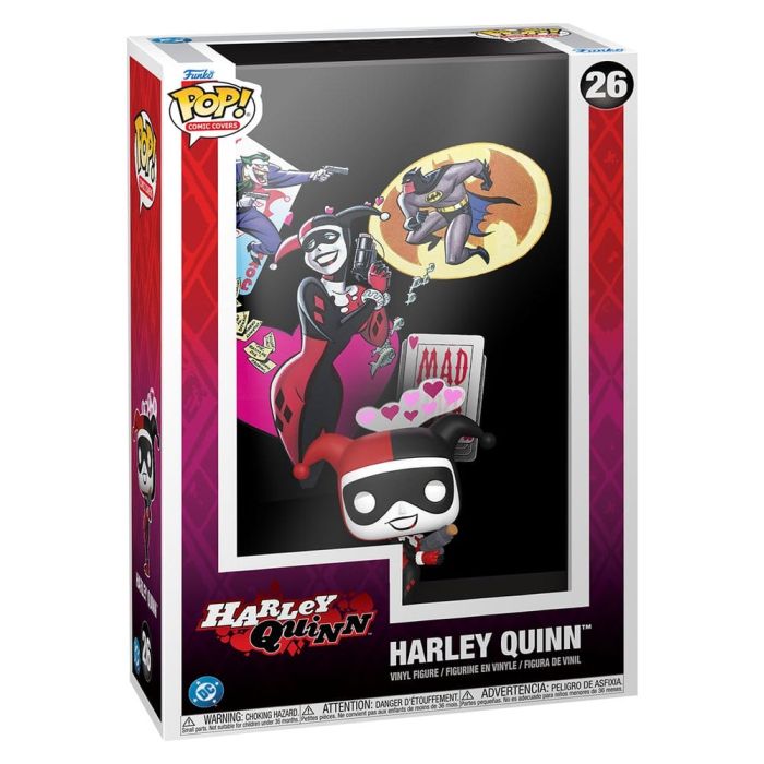 DC Comics POP! Comic Covers Vinyl Figure Harley Quinn 9 cm