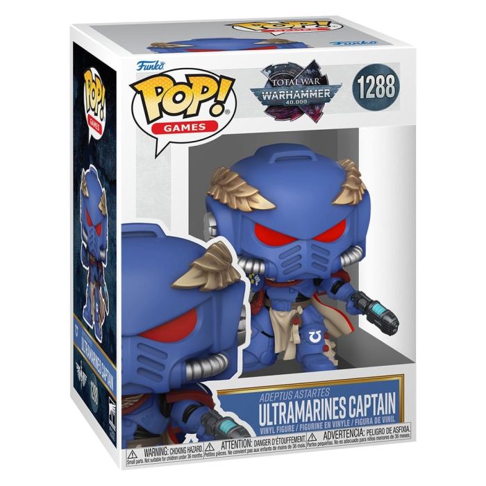 Warhammer 40,000 POP! Games Vinyl Figure Ultramarines Captain 9 cm