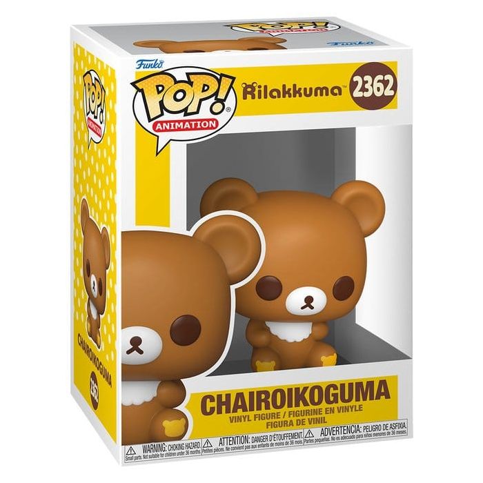 Rilakkuma POP! Animation Vinyl Figure Chairoikoguma 9 cm