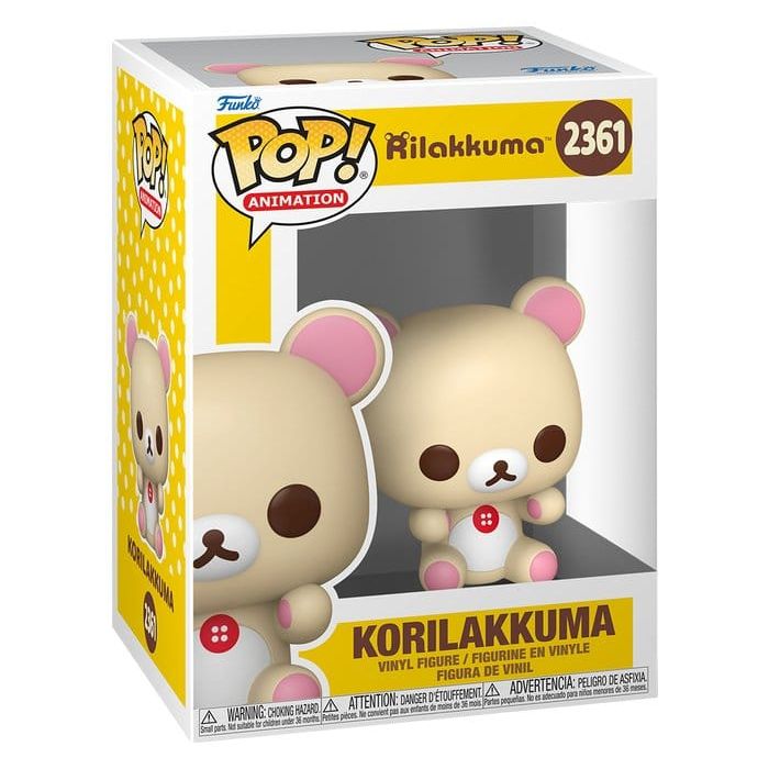 Rilakkuma POP! Animation Vinyl Figure Korilakkuma 9 cm