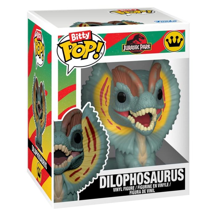 Jurassic Park Bitty POP! Vinyl Figure 2-Pack Tyrannosaurus Fossil & Dilophosaurus 2 cm
