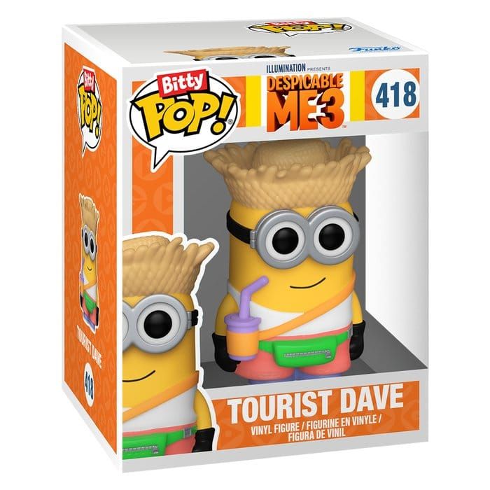 Minions Bitty POP! Vinyl Figures 2-Pack Pajama Bob & Tourist Dave 2 cm