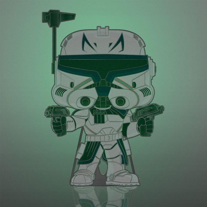 Star Wars Clone Wars Loungefly POP! Enamel Pin Captain Rex (Glow-in-the-Dark) 10 cm 