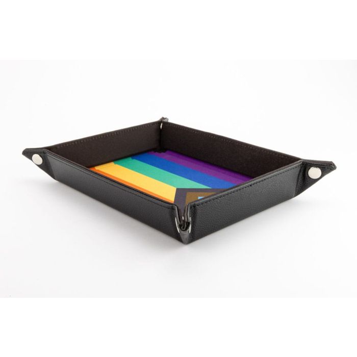 FanRoll Folding Dice Tray Pride Rainbow Flag 