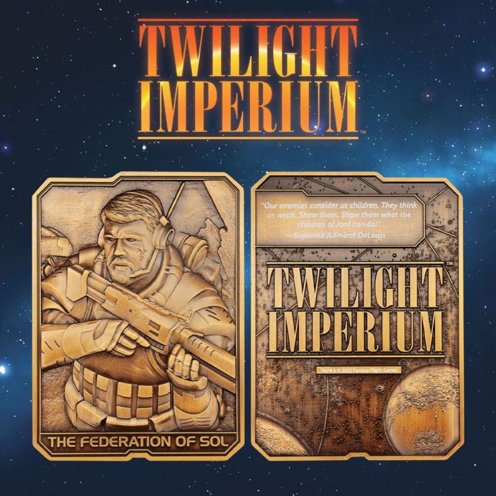 Twilight Imperium Ingot The Federation of Sol Limited Edition 