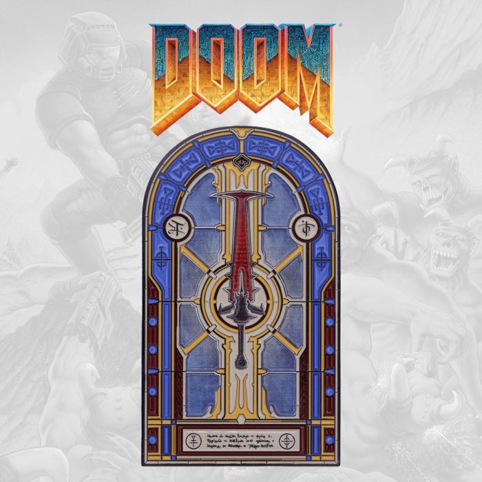 Doom Ingot Crucible Sword Stained Glass Limited Edition 