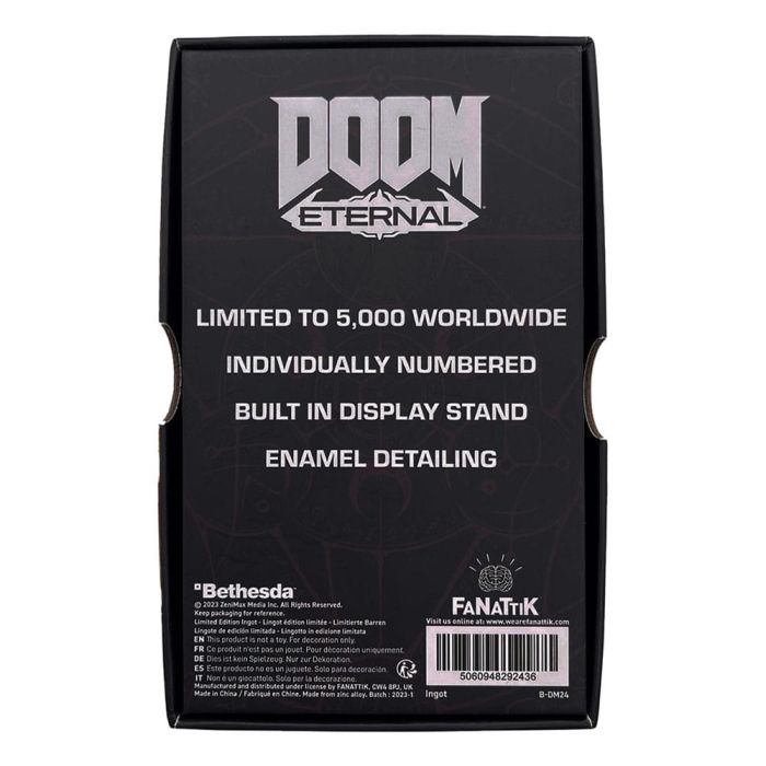 Doom Ingot Crucible Sword Stained Glass Limited Edition 