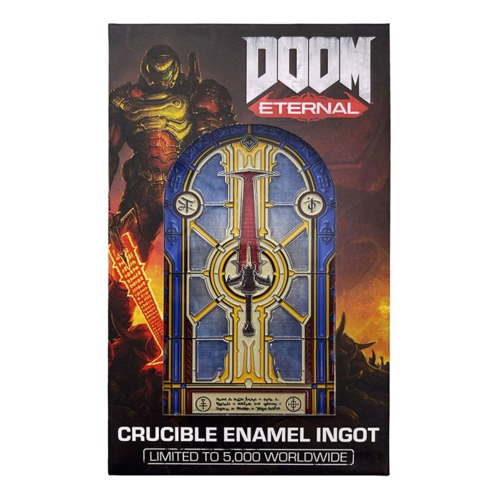Doom Ingot Crucible Sword Stained Glass Limited Edition 