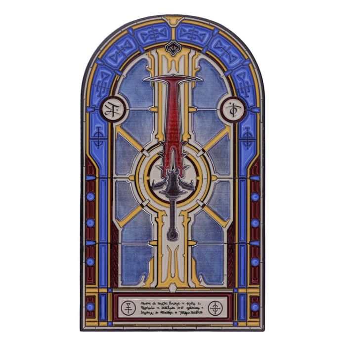 Doom Ingot Crucible Sword Stained Glass Limited Edition 