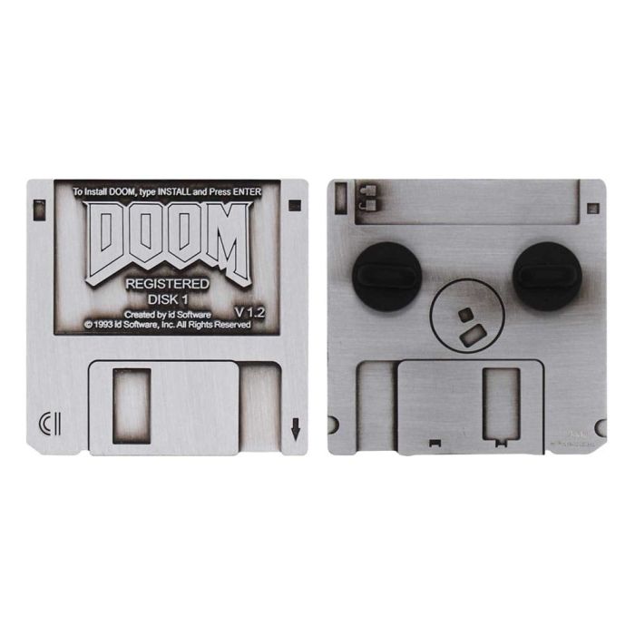 Doom Pin Badge Floppy Disk Limited Edition     
