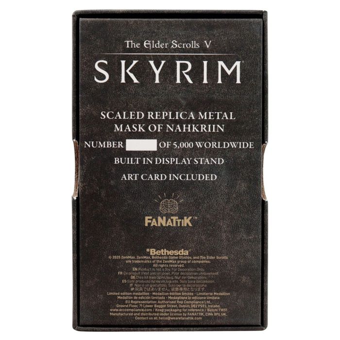 The Elder Scrolls V Replica Skyrim Nahkriin Dragon Priest Mask Limited Edition