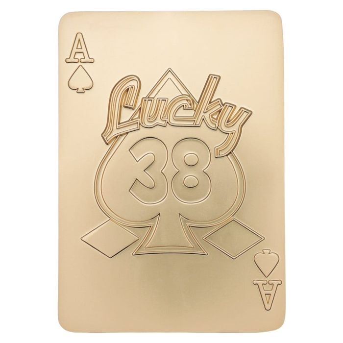 Fallout: New Vegas Replica Lucky 38 Imitation Gold Casino Set Limited Edition