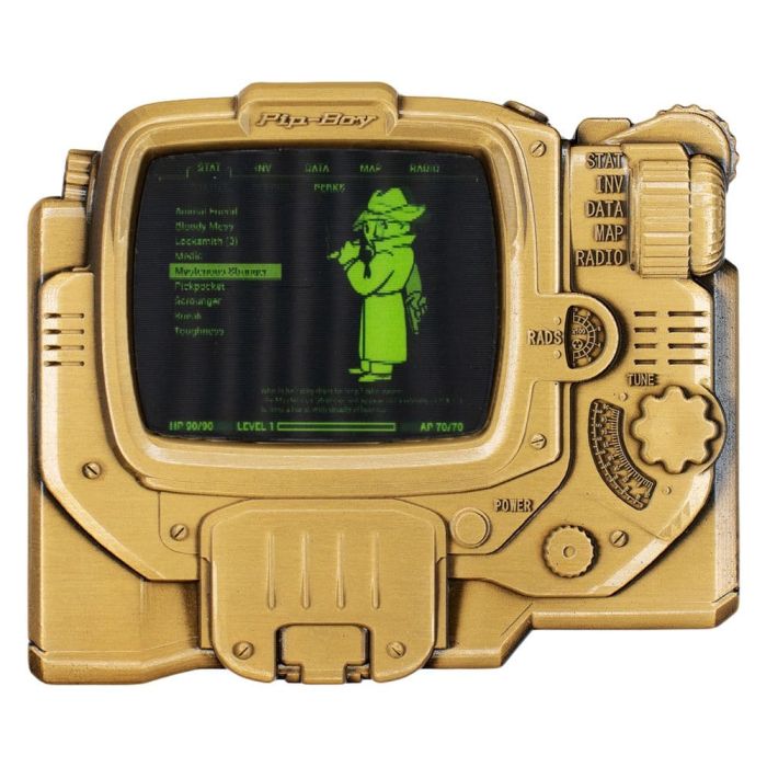 Fallout Ingot Pip-Boy Limited Edition Lenticular Mysterious Stranger Variant