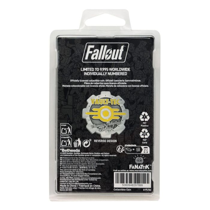 Fallout Collectable Coin Vault 111 Door Limited Edition