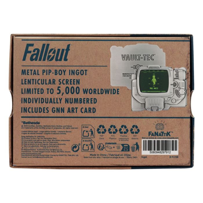 Fallout Collectible Ingot Pip-Boy Limited Edition 