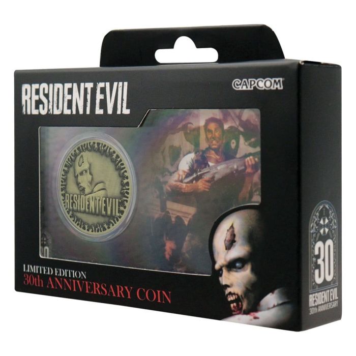 Resident Evil Collectable Coin 30th Anniversary Antique Brass