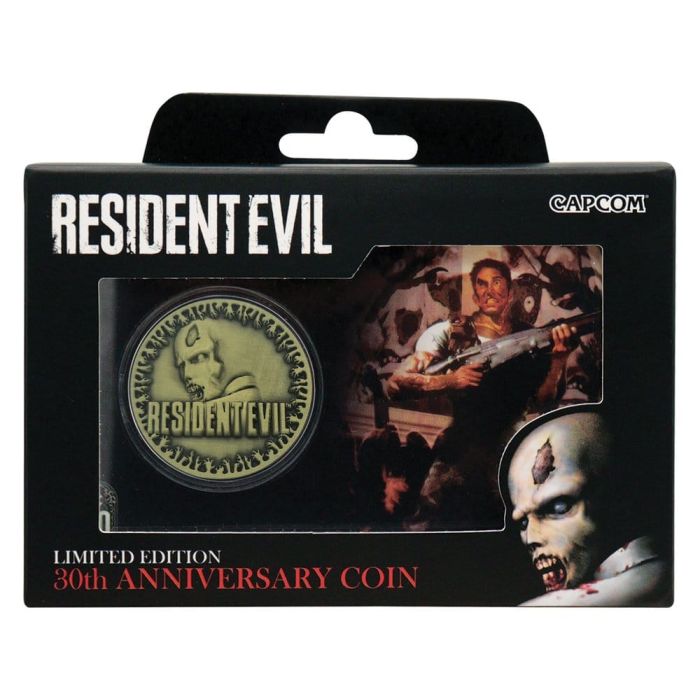 Resident Evil Collectable Coin 30th Anniversary Antique Brass