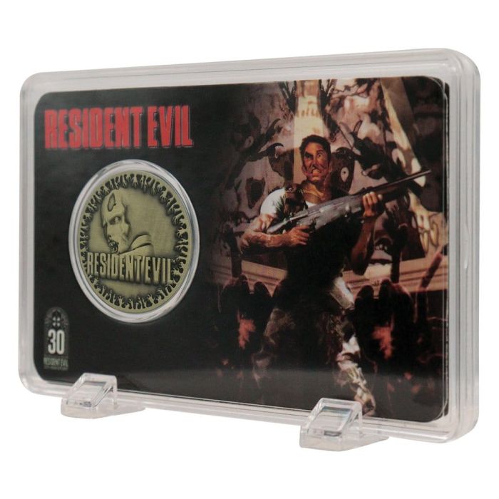 Resident Evil Collectable Coin 30th Anniversary Antique Brass