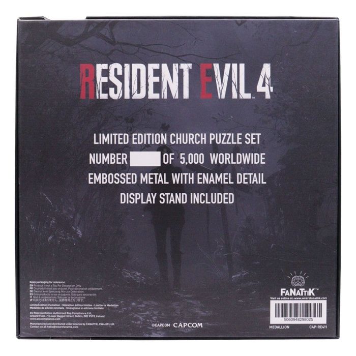 Resident Evil 4 Replica Church Puzzle Medallion Set