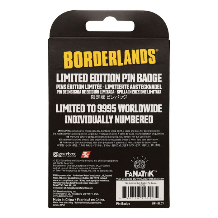 Borderlands Pin Badge Butt Stallion Limited Edition 
