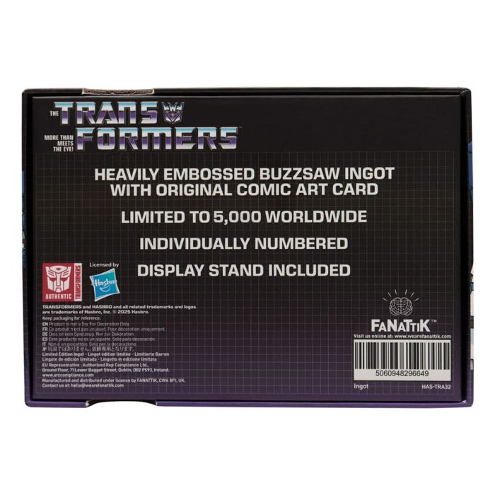 Transformers Replica Soundwave Cassette Limited Edition 