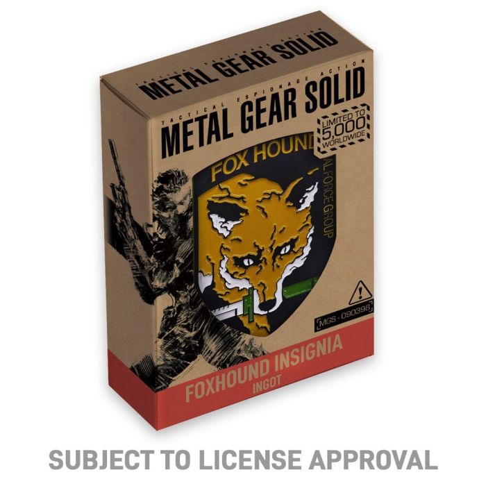 Metal Gear Solid Ingot Foxhound Insignia Limited Edition 