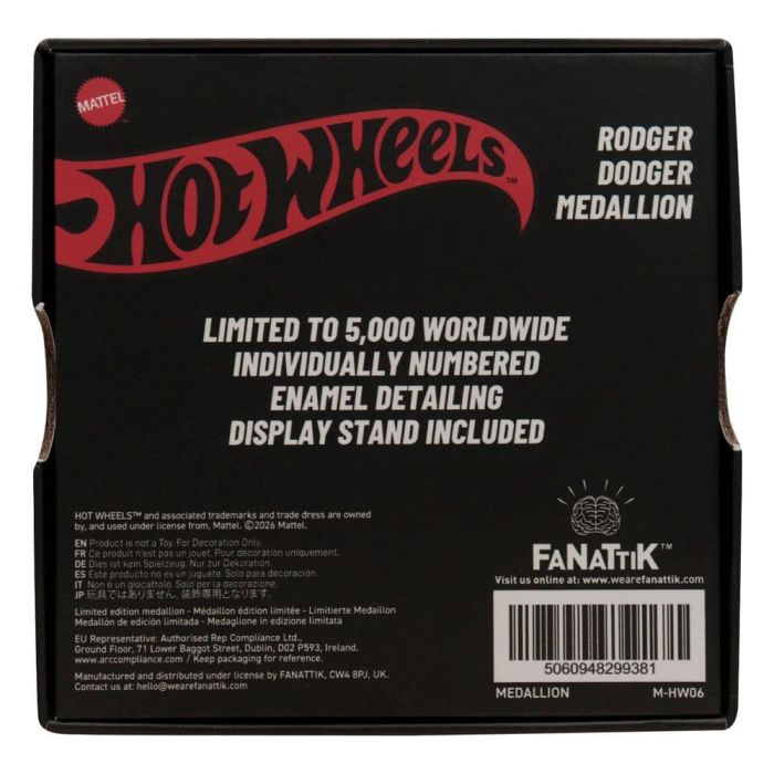 Hot Wheels Medallion Rodger Dodger Limited Edition
