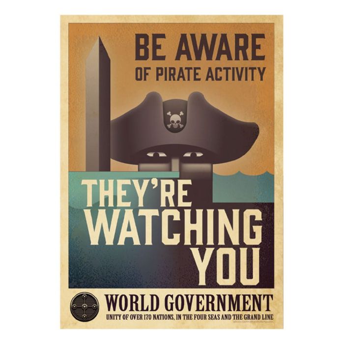 One Piece Art Print Be Aware Limited Edition 42 x 30 cm     