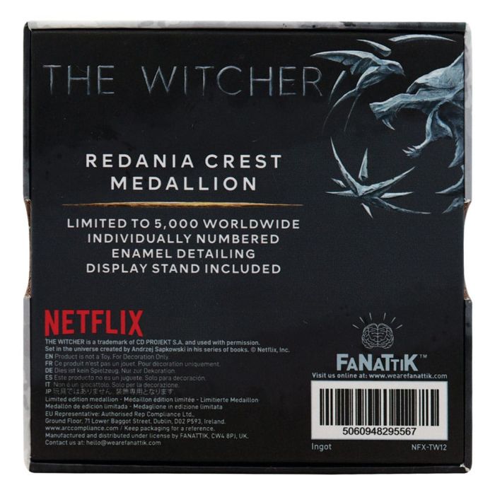 The Witcher Medallion Redania Crest Limited Edition