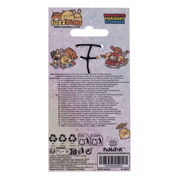 Fuzzballs Bottle Opener Whisky