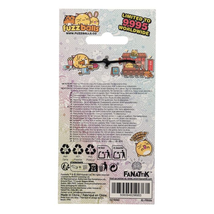 Fuzzballs Keychain Whisky Noodles Limited Edition                