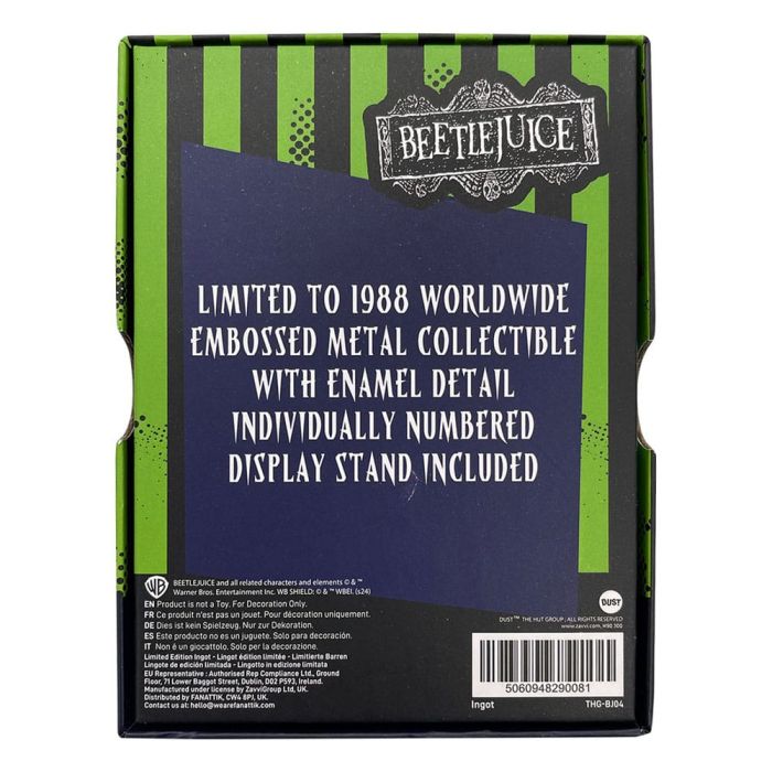 Beetlejuice Ingot Gravestone Limited Edition 