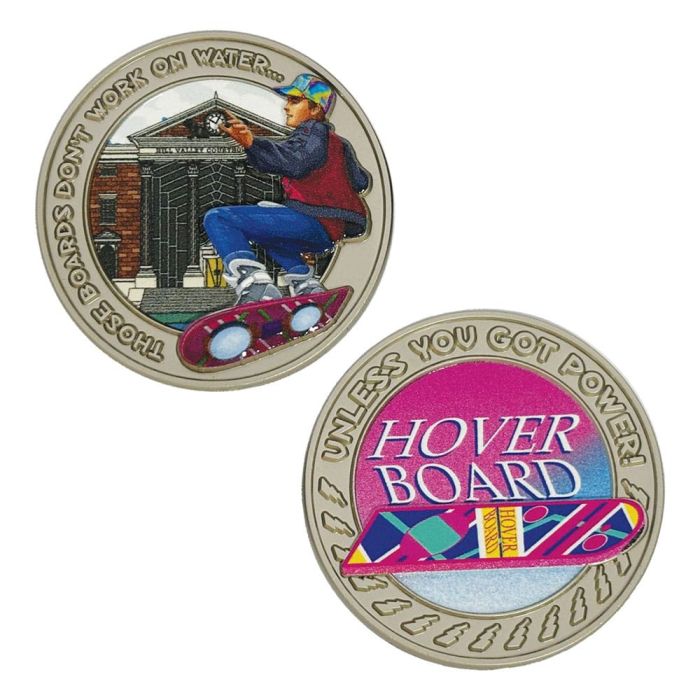 Back To The Future Collectable Coin Hoverboard Limited Edition         