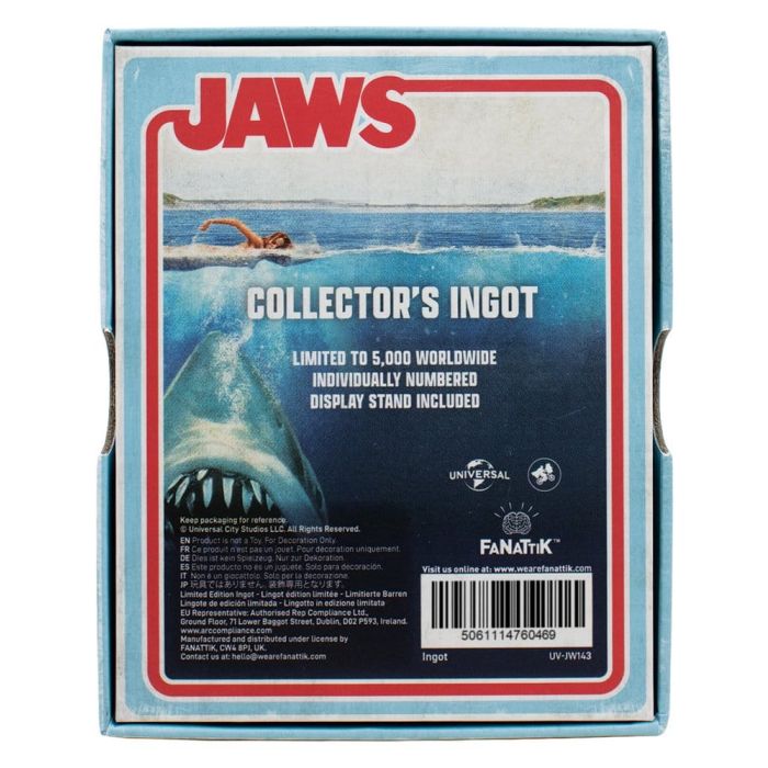 Jaws Ingot Stained Glass-Style Limited Edition