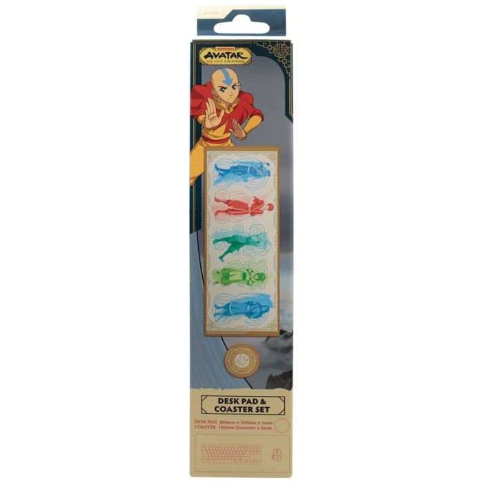 Avatar: The Last Airbender Desk Pad & Coaster Set Elements