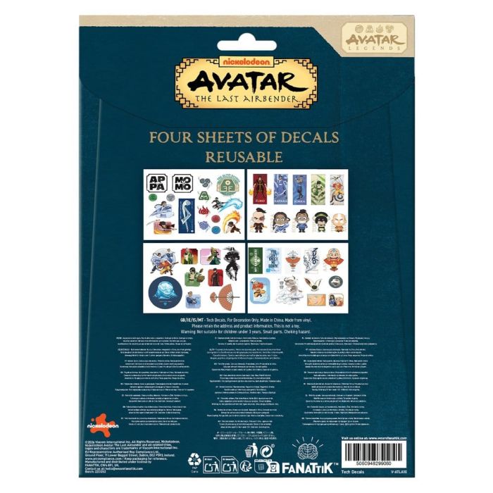 Avatar: The Last Airbender Tech Sticker Pack 